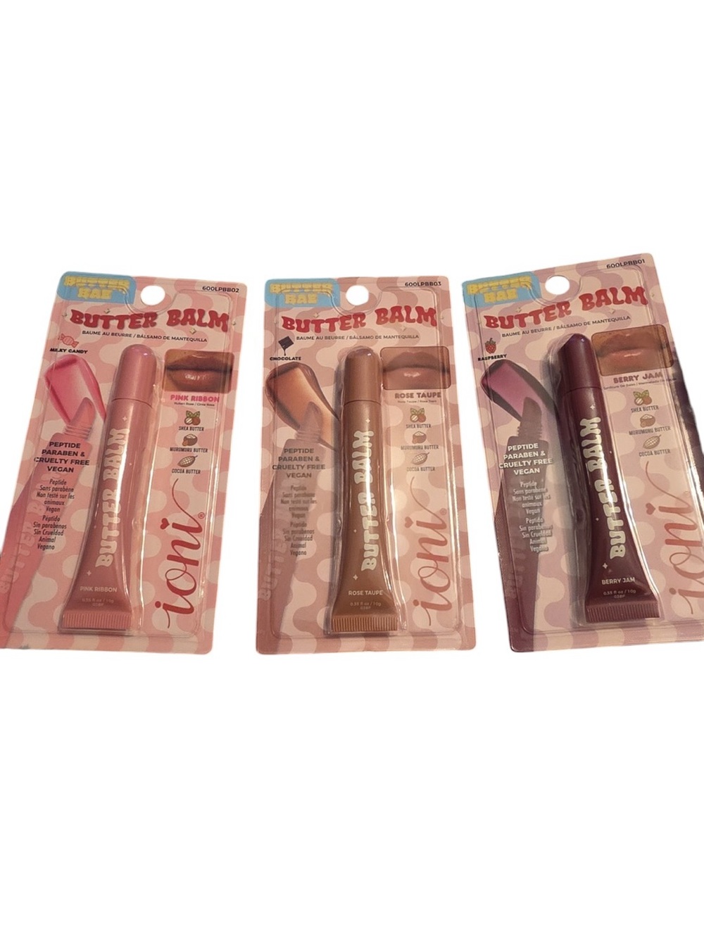 Ioni Butter Balm Lip Set of 3